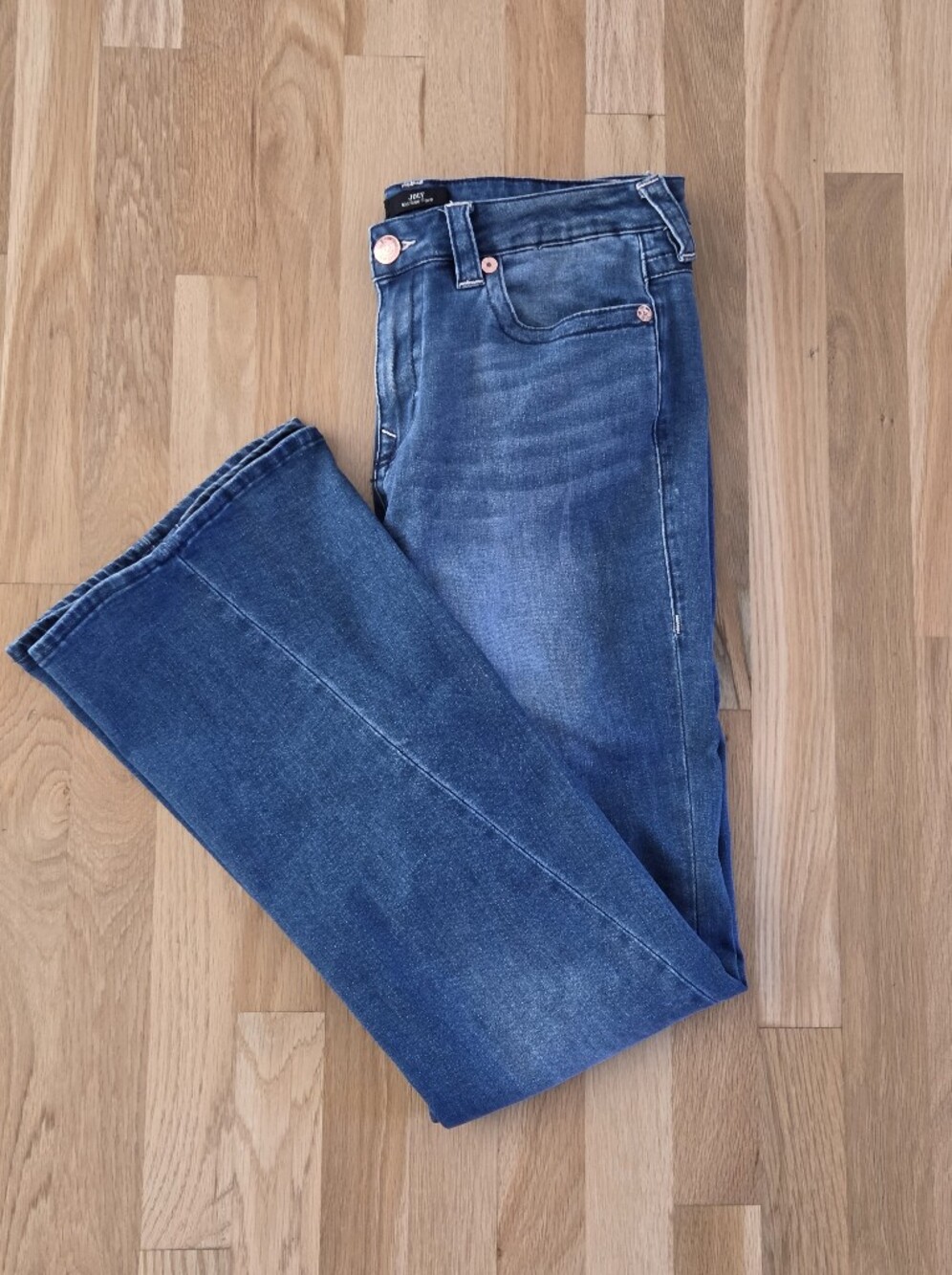 True Religion Joey Mid Rise Flare Jeans Size 32 Blue Denim